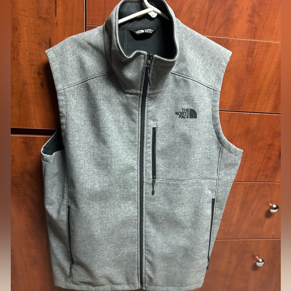 North face softshell vest fleece lined size xl pre owned